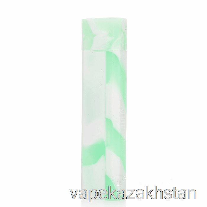 Vape Disposable White Rhino Silicone Dab Out [Quartz] Mint White (UV Glow)